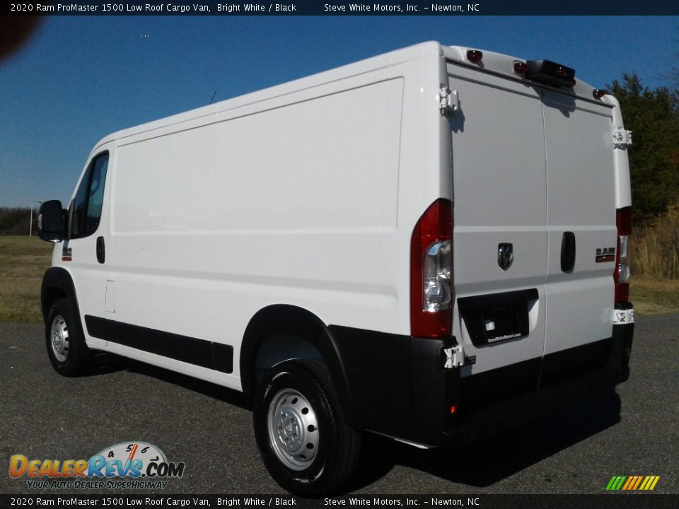 2020 Ram ProMaster 1500 Low Roof Cargo Van Bright White / Black Photo #8
