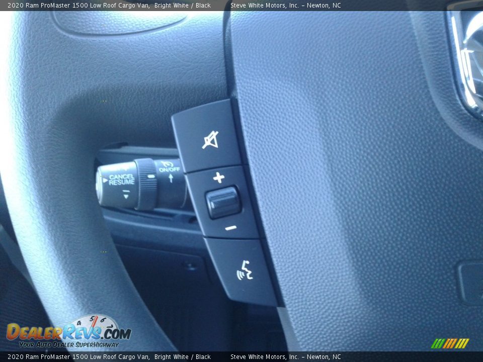 2020 Ram ProMaster 1500 Low Roof Cargo Van Bright White / Black Photo #16