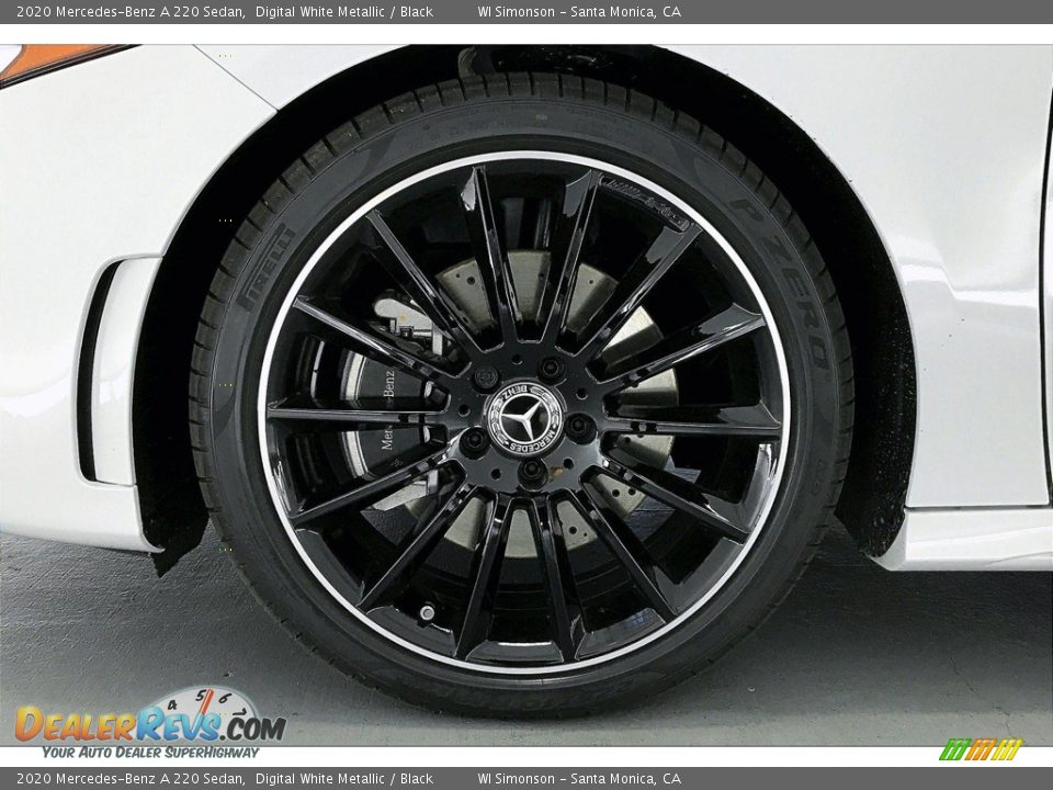 2020 Mercedes-Benz A 220 Sedan Digital White Metallic / Black Photo #9