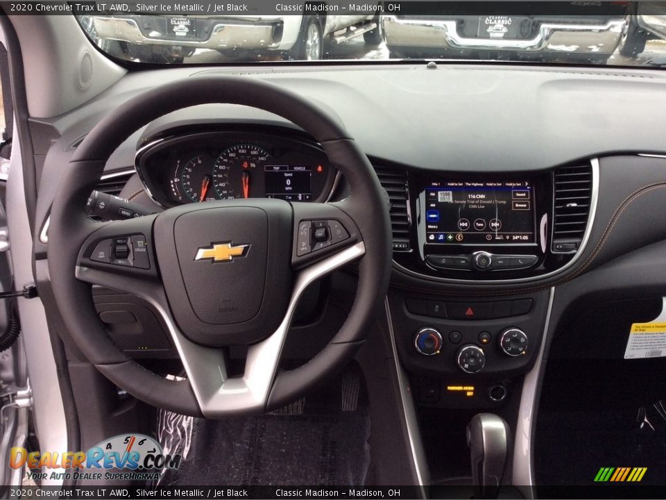 2020 Chevrolet Trax LT AWD Silver Ice Metallic / Jet Black Photo #3