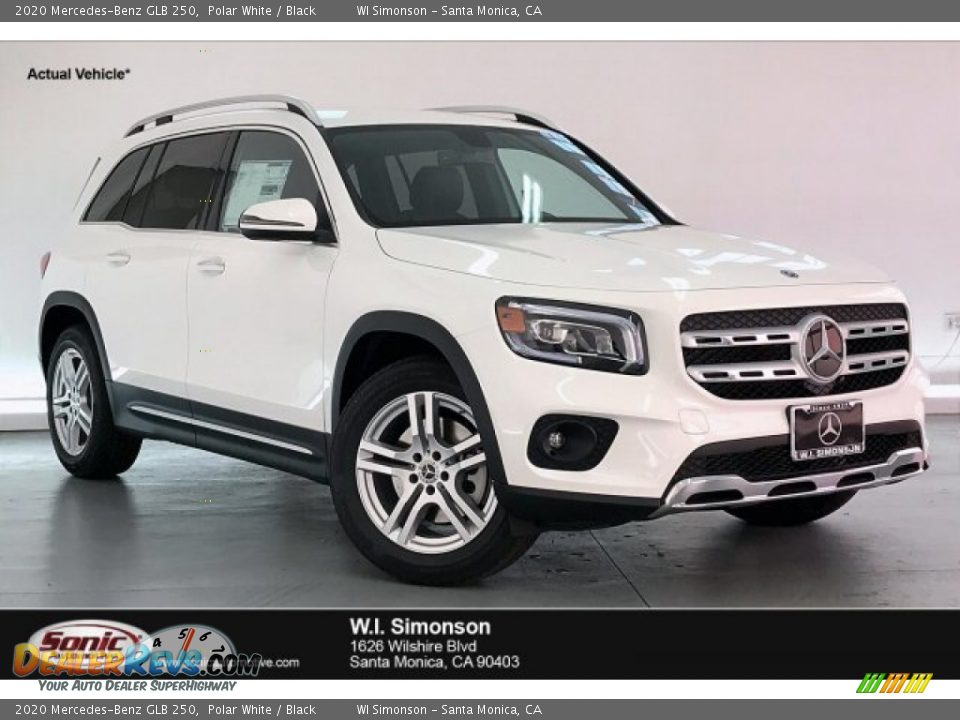 2020 Mercedes-Benz GLB 250 Polar White / Black Photo #1