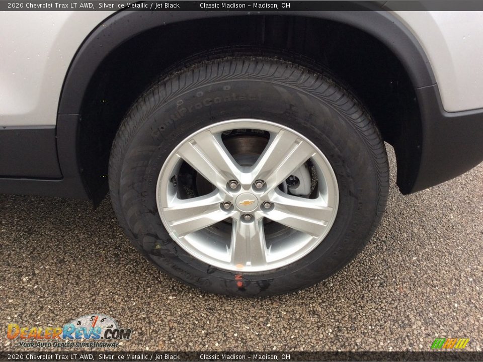 2020 Chevrolet Trax LT AWD Silver Ice Metallic / Jet Black Photo #9
