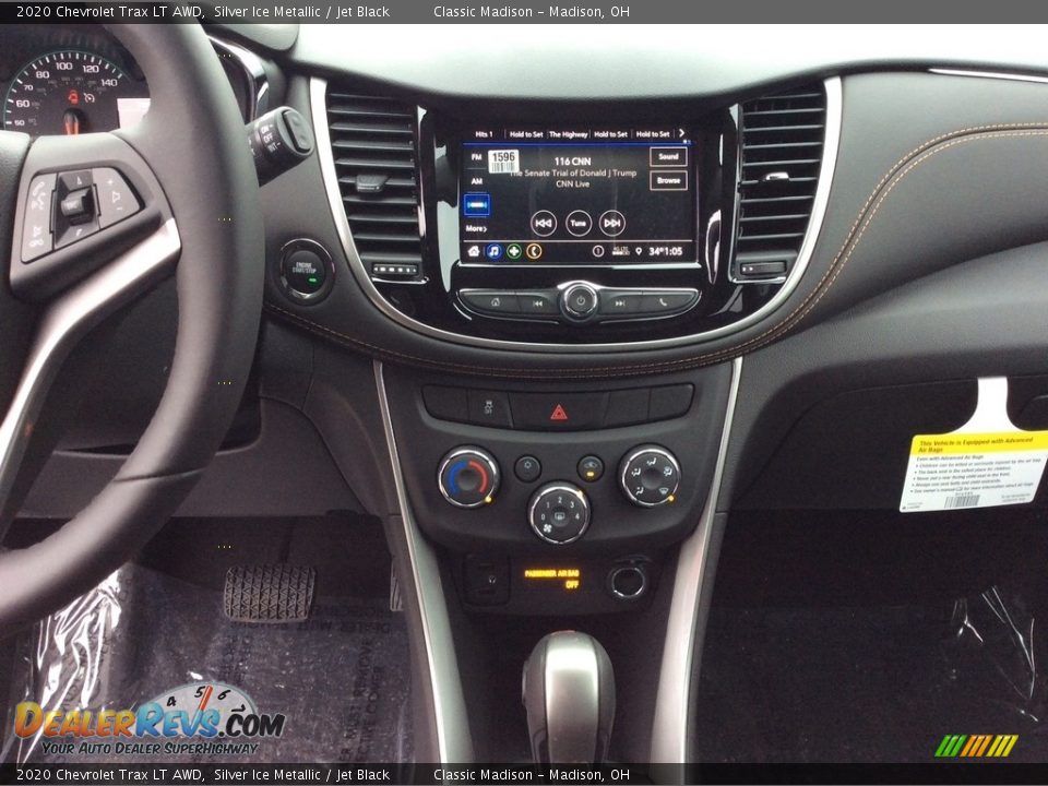 2020 Chevrolet Trax LT AWD Silver Ice Metallic / Jet Black Photo #13