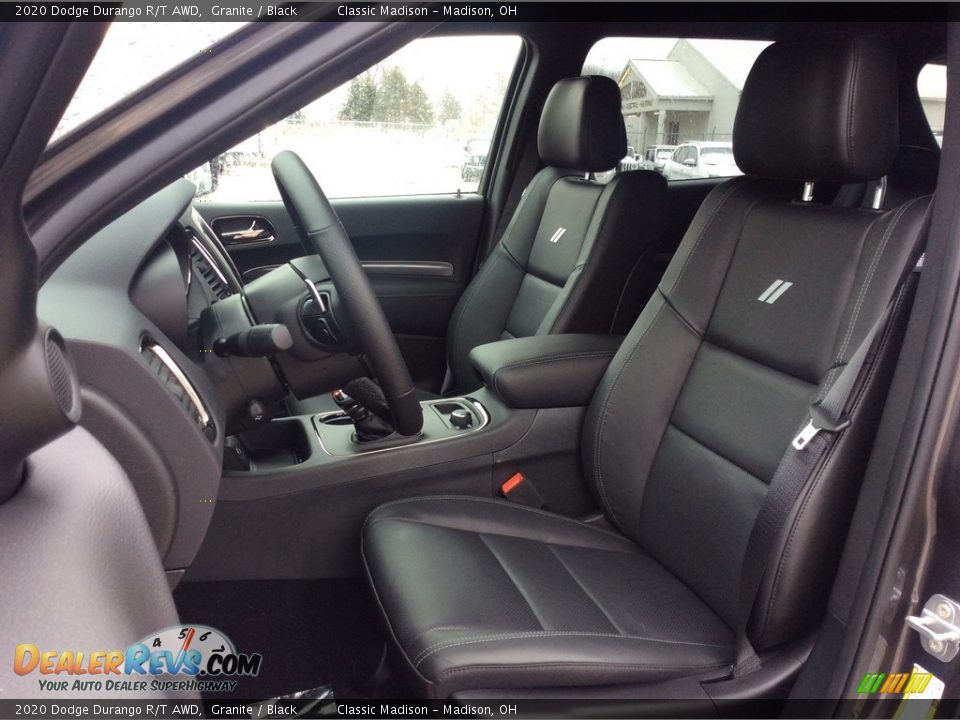 Black Interior - 2020 Dodge Durango R/T AWD Photo #2