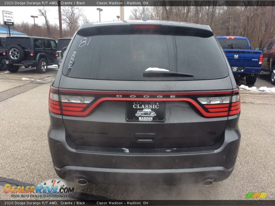 2020 Dodge Durango R/T AWD Granite / Black Photo #8