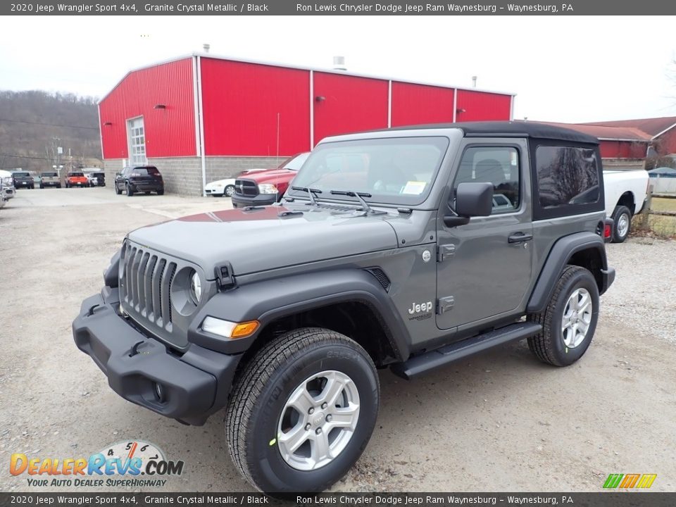 Front 3/4 View of 2020 Jeep Wrangler Sport 4x4 Photo #1