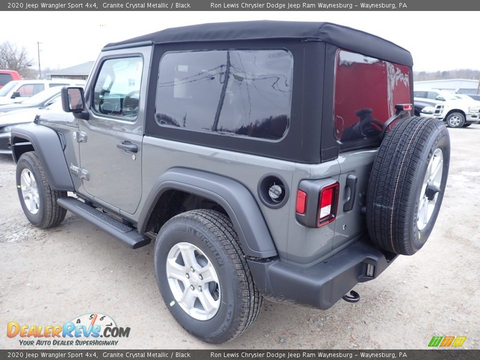 2020 Jeep Wrangler Sport 4x4 Granite Crystal Metallic / Black Photo #3