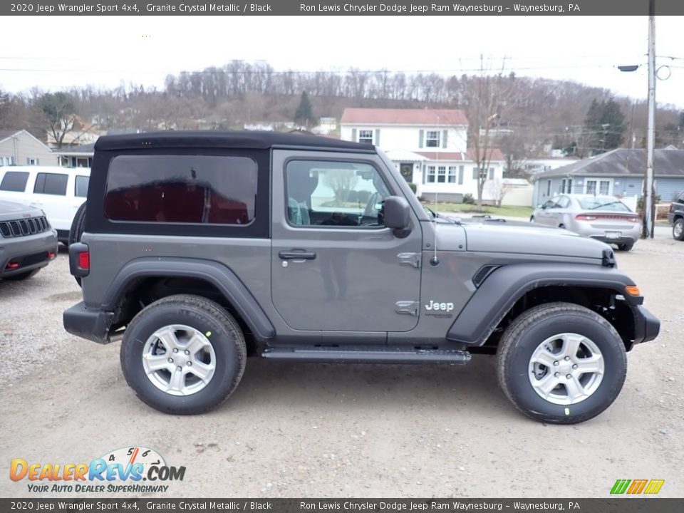 2020 Jeep Wrangler Sport 4x4 Granite Crystal Metallic / Black Photo #6