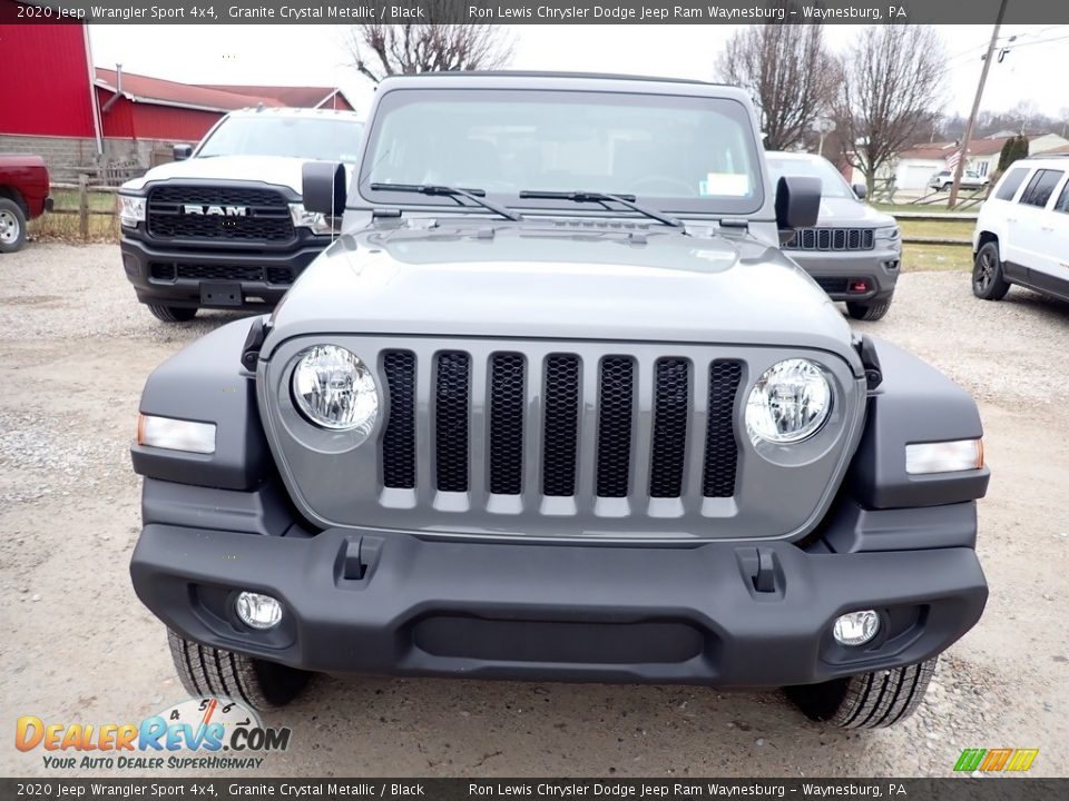 2020 Jeep Wrangler Sport 4x4 Granite Crystal Metallic / Black Photo #8