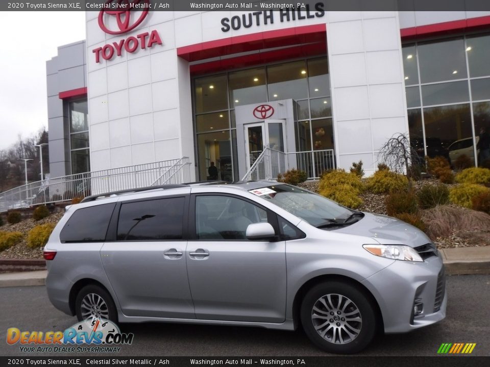 2020 Toyota Sienna XLE Celestial Silver Metallic / Ash Photo #2