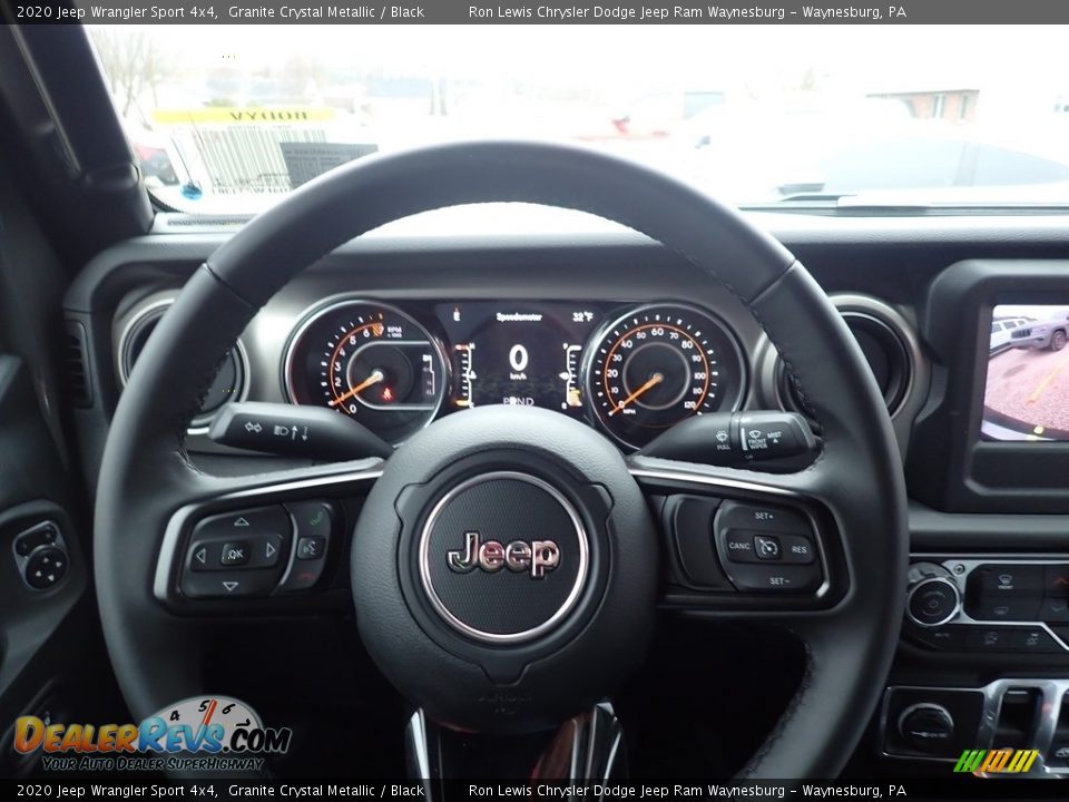 2020 Jeep Wrangler Sport 4x4 Steering Wheel Photo #19