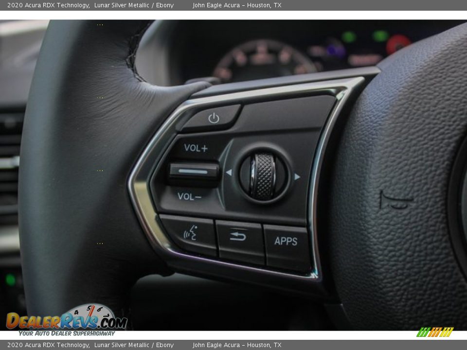 2020 Acura RDX Technology Lunar Silver Metallic / Ebony Photo #26