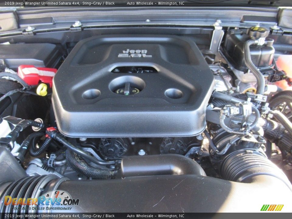 2019 Jeep Wrangler Unlimited Sahara 4x4 Sting-Gray / Black Photo #6