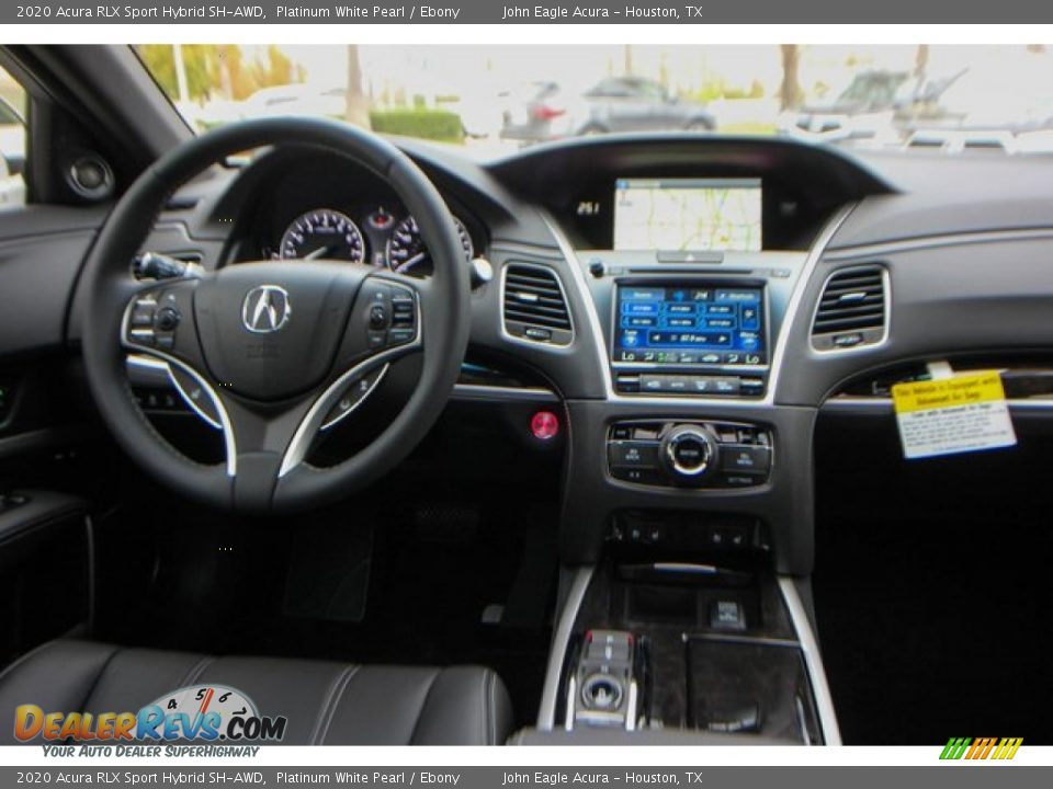 2020 Acura RLX Sport Hybrid SH-AWD Platinum White Pearl / Ebony Photo #27