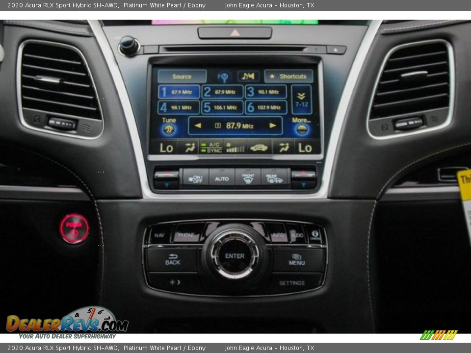 2020 Acura RLX Sport Hybrid SH-AWD Platinum White Pearl / Ebony Photo #29