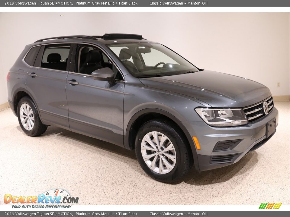 2019 Volkswagen Tiguan SE 4MOTION Platinum Gray Metallic / Titan Black Photo #1