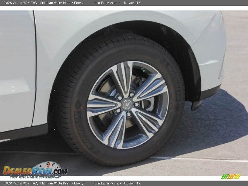 2020 Acura MDX FWD Platinum White Pearl / Ebony Photo #10