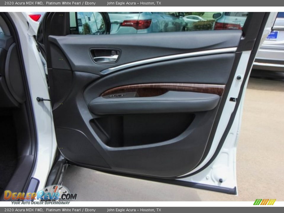 2020 Acura MDX FWD Platinum White Pearl / Ebony Photo #24