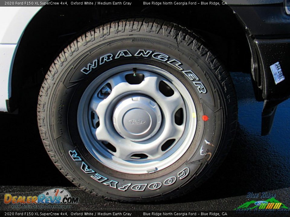 2020 Ford F150 XL SuperCrew 4x4 Oxford White / Medium Earth Gray Photo #9