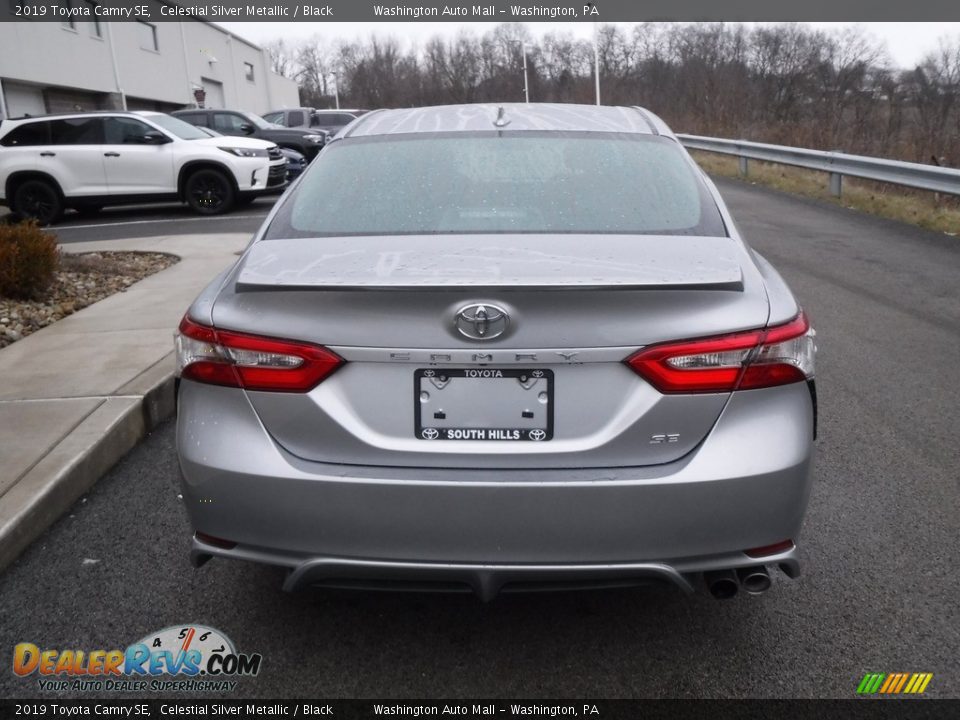 2019 Toyota Camry SE Celestial Silver Metallic / Black Photo #8