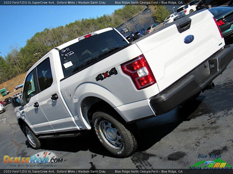 2020 Ford F150 XL SuperCrew 4x4 Oxford White / Medium Earth Gray Photo #29