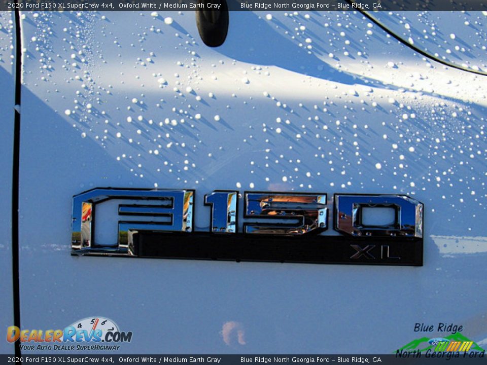 2020 Ford F150 XL SuperCrew 4x4 Oxford White / Medium Earth Gray Photo #30