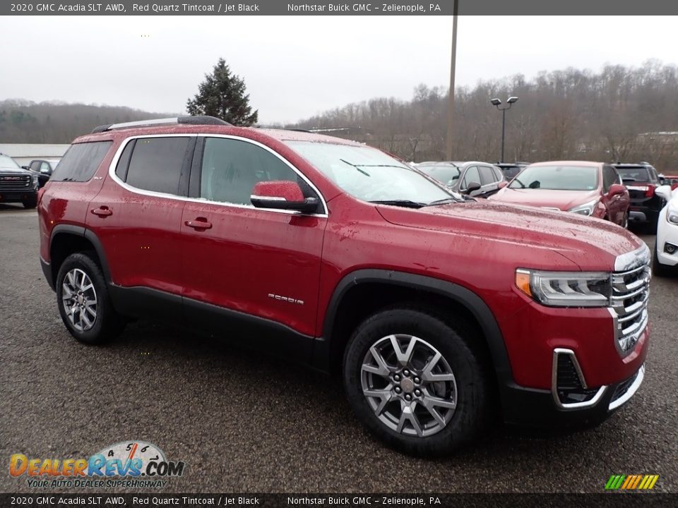 2020 GMC Acadia SLT AWD Red Quartz Tintcoat / Jet Black Photo #3