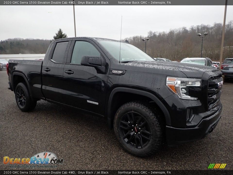 Onyx Black 2020 GMC Sierra 1500 Elevation Double Cab 4WD Photo #3