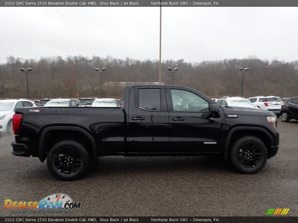 Onyx Black 2020 GMC Sierra 1500 Elevation Double Cab 4WD Photo #4