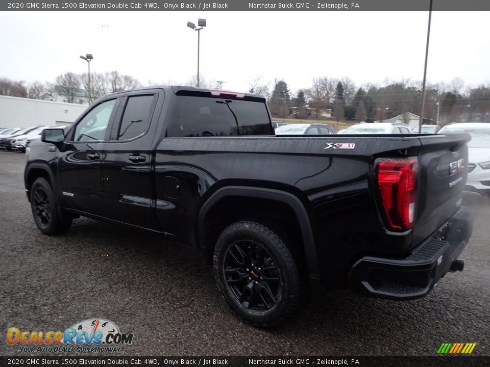 2020 GMC Sierra 1500 Elevation Double Cab 4WD Onyx Black / Jet Black Photo #7