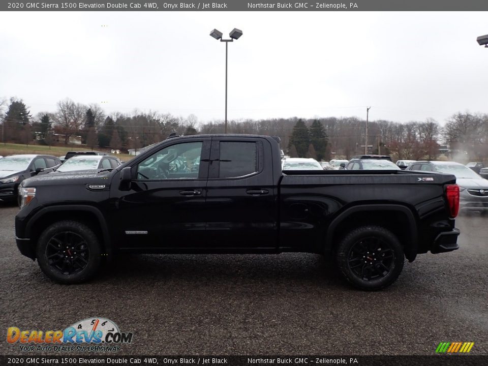 2020 GMC Sierra 1500 Elevation Double Cab 4WD Onyx Black / Jet Black Photo #8