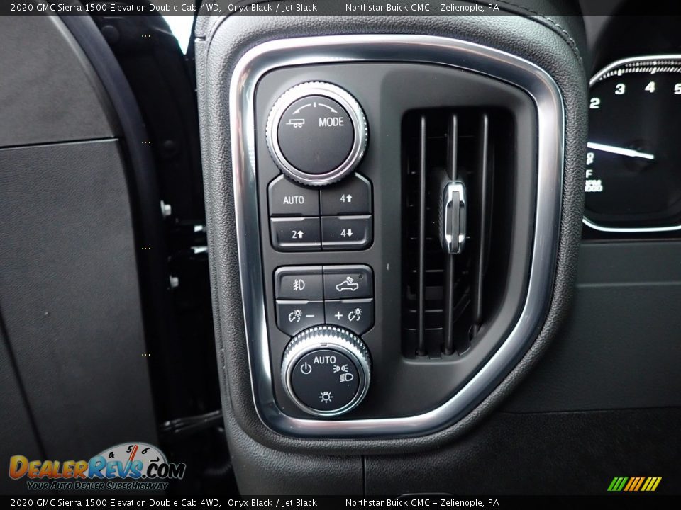 Controls of 2020 GMC Sierra 1500 Elevation Double Cab 4WD Photo #12