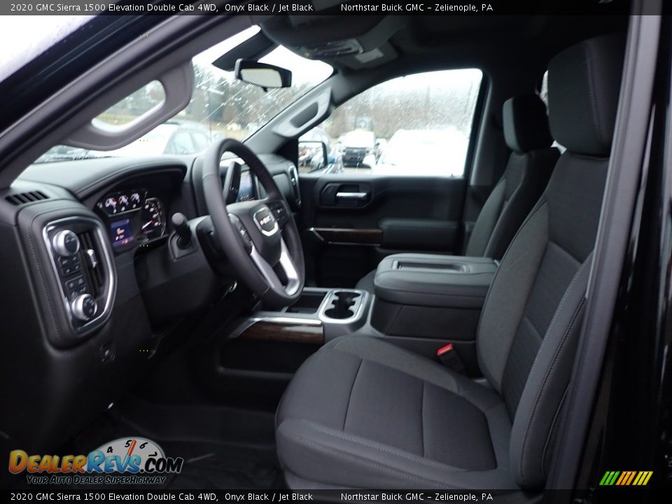 2020 GMC Sierra 1500 Elevation Double Cab 4WD Onyx Black / Jet Black Photo #14