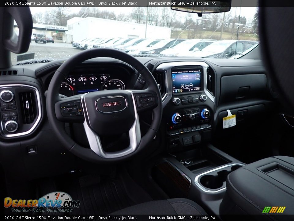 2020 GMC Sierra 1500 Elevation Double Cab 4WD Onyx Black / Jet Black Photo #16