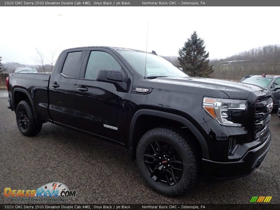 2020 GMC Sierra 1500 Elevation Double Cab 4WD Onyx Black / Jet Black Photo #3