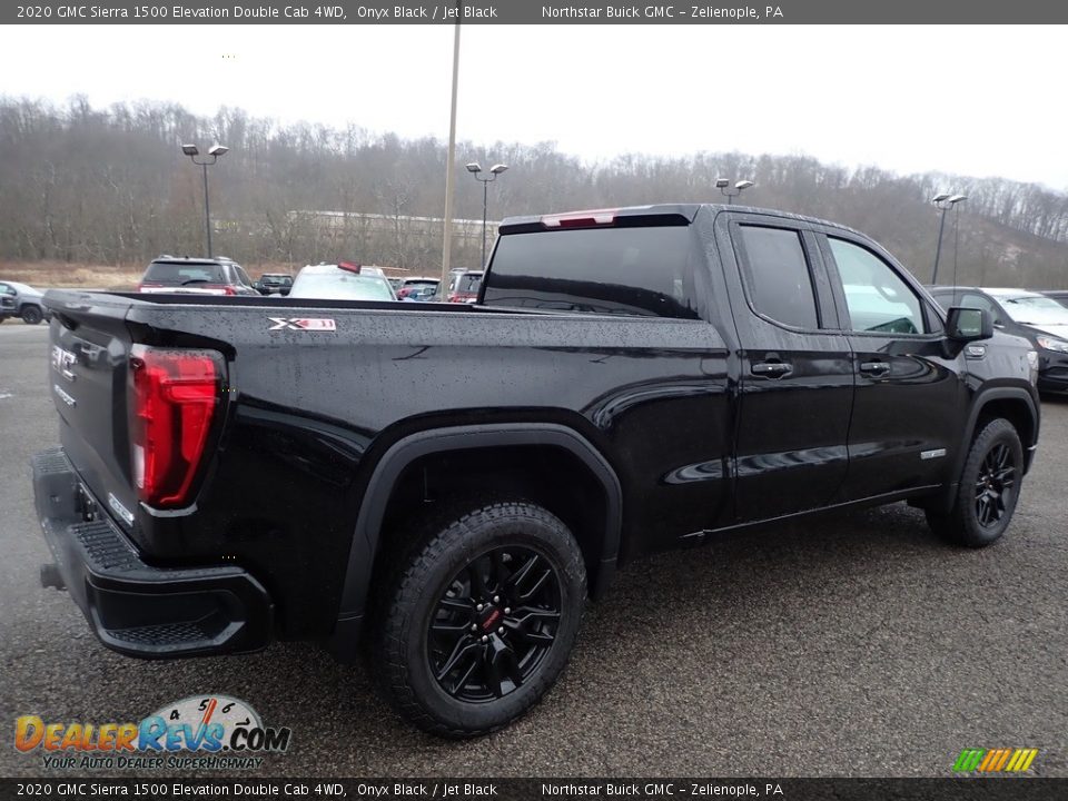 2020 GMC Sierra 1500 Elevation Double Cab 4WD Onyx Black / Jet Black Photo #5