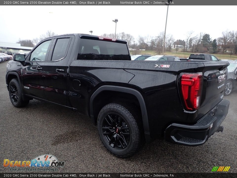 2020 GMC Sierra 1500 Elevation Double Cab 4WD Onyx Black / Jet Black Photo #7