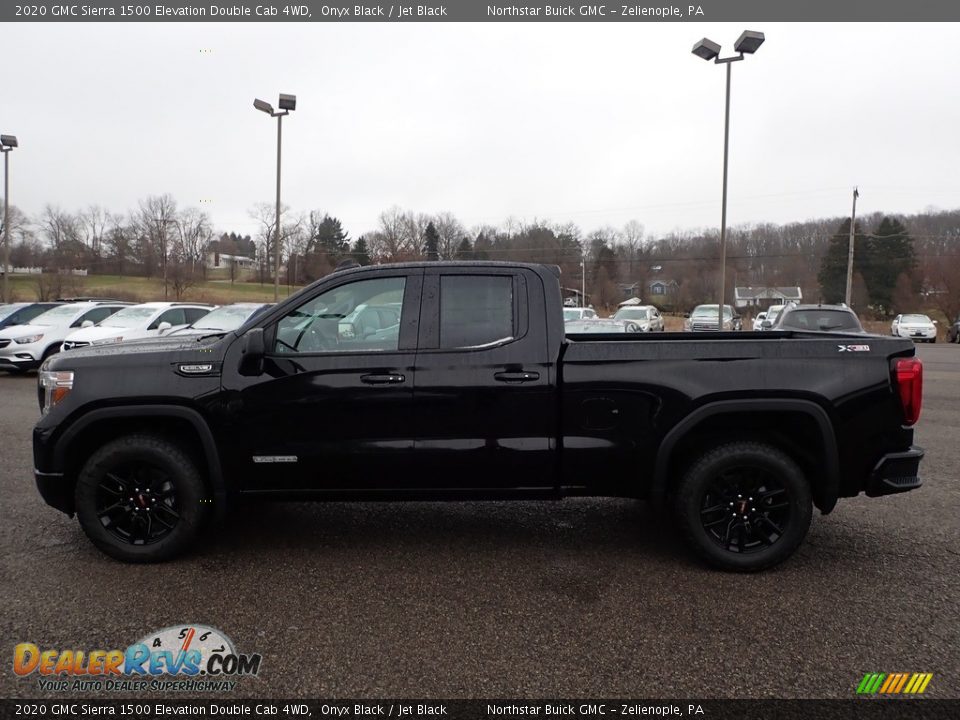 2020 GMC Sierra 1500 Elevation Double Cab 4WD Onyx Black / Jet Black Photo #8