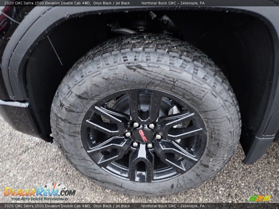 2020 GMC Sierra 1500 Elevation Double Cab 4WD Onyx Black / Jet Black Photo #9