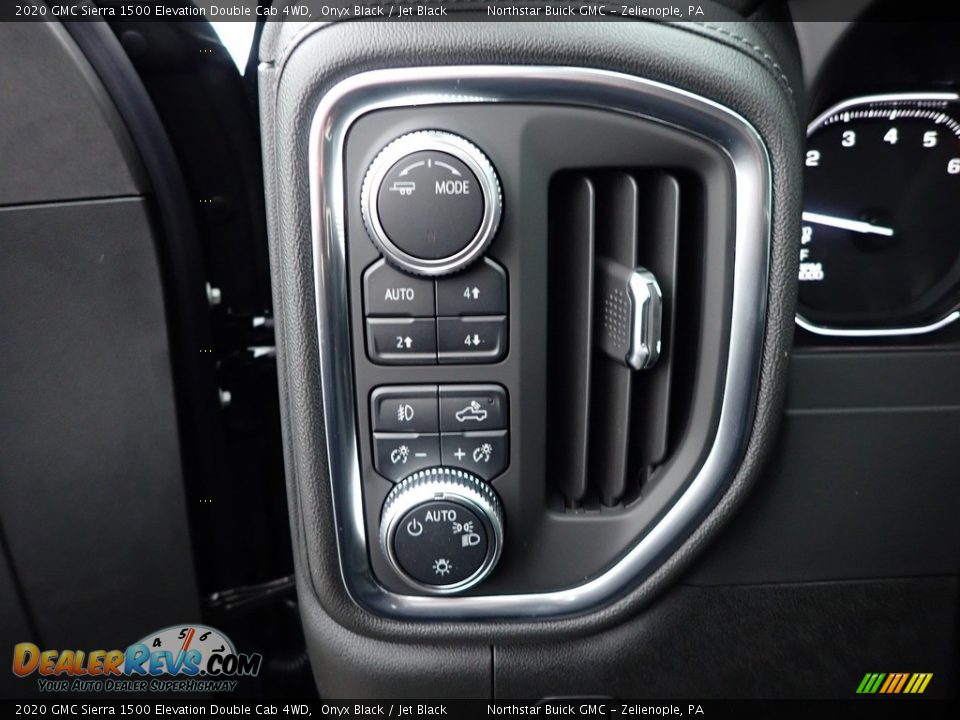 2020 GMC Sierra 1500 Elevation Double Cab 4WD Onyx Black / Jet Black Photo #12