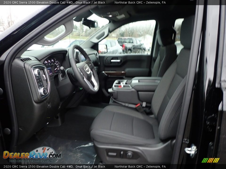 2020 GMC Sierra 1500 Elevation Double Cab 4WD Onyx Black / Jet Black Photo #14