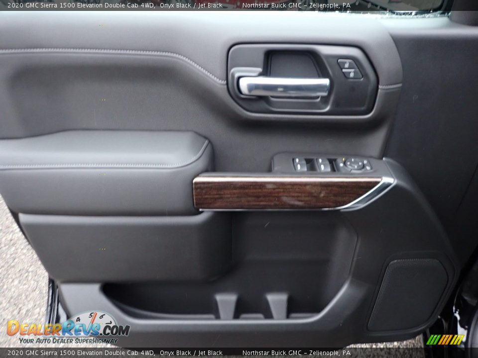 2020 GMC Sierra 1500 Elevation Double Cab 4WD Onyx Black / Jet Black Photo #17