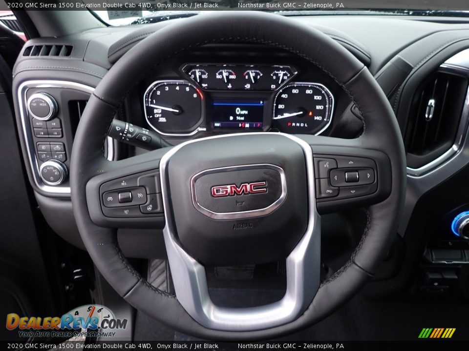 2020 GMC Sierra 1500 Elevation Double Cab 4WD Onyx Black / Jet Black Photo #18