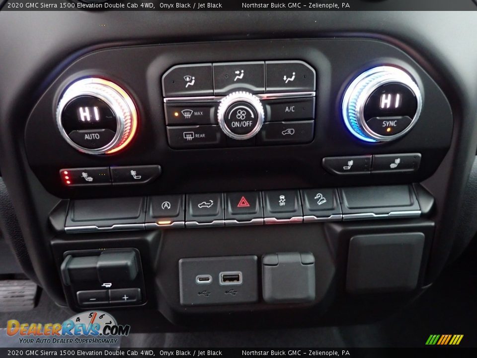 2020 GMC Sierra 1500 Elevation Double Cab 4WD Onyx Black / Jet Black Photo #20