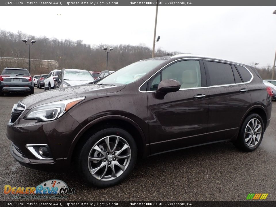 Front 3/4 View of 2020 Buick Envision Essence AWD Photo #1