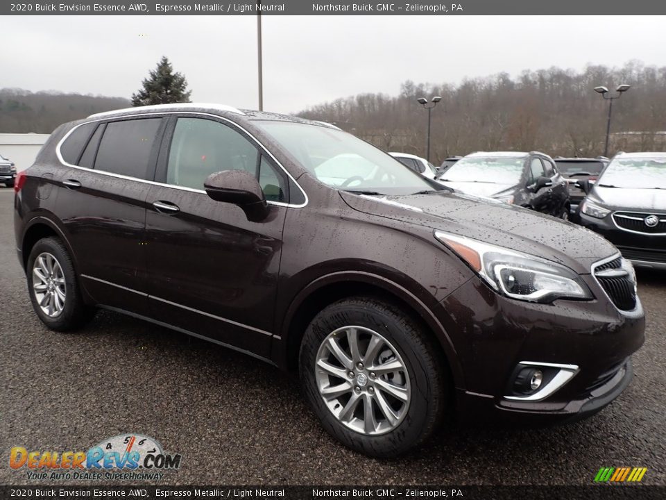 2020 Buick Envision Essence AWD Espresso Metallic / Light Neutral Photo #3