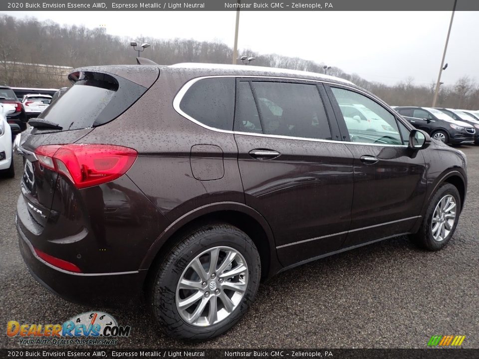 2020 Buick Envision Essence AWD Espresso Metallic / Light Neutral Photo #5