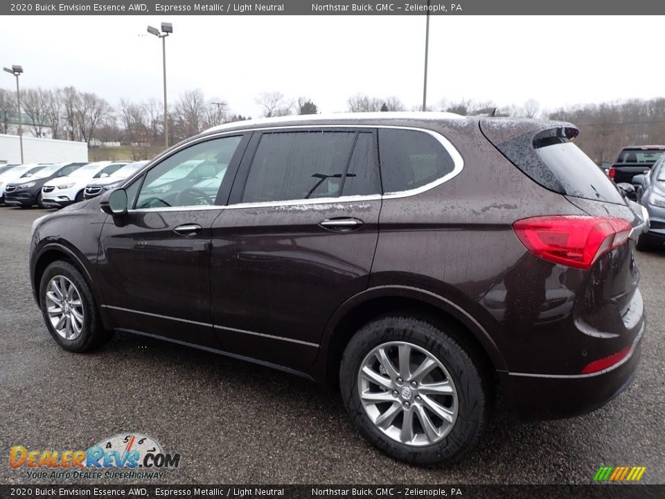 2020 Buick Envision Essence AWD Espresso Metallic / Light Neutral Photo #9