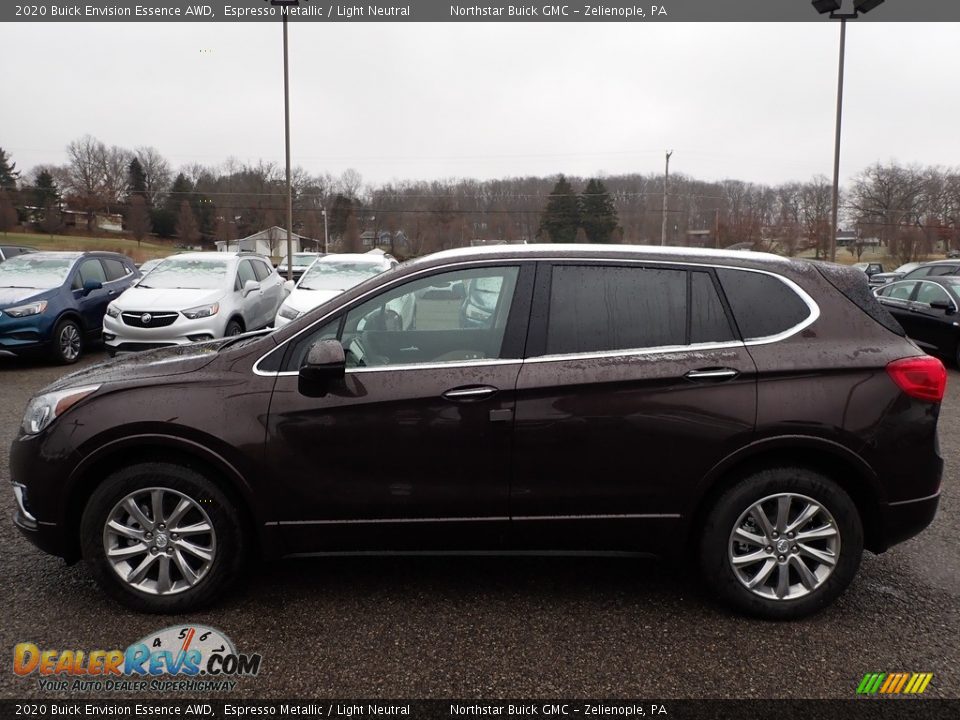 2020 Buick Envision Essence AWD Espresso Metallic / Light Neutral Photo #10
