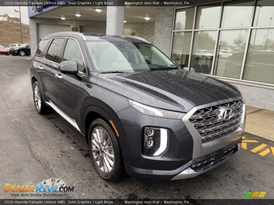 2020 Hyundai Palisade Limited AWD Steel Graphite / Light Beige Photo #1